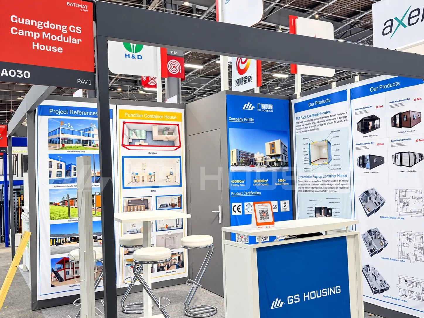 GS Housing at BATIMAT 2026 Paris Stand H1-A030