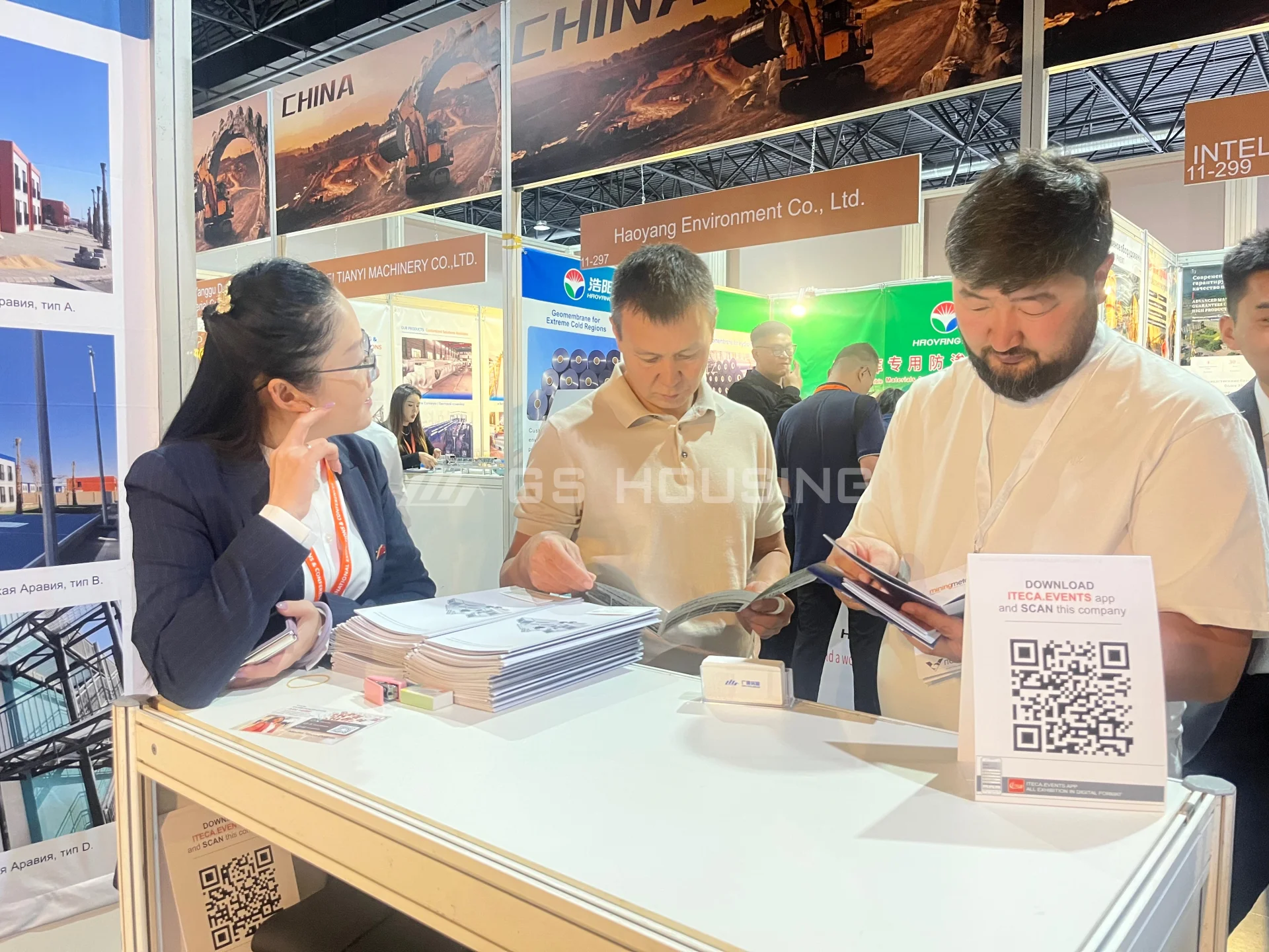 GS Housing meeting visitors at Mining and Metals Central Asia 2026 in Almaty